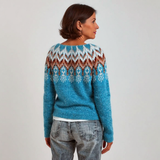 Elaine | Maglione vintage in maglia dallo stile isolano