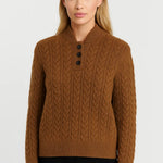 YSELLA | CARDIGAN A TRECCE CON BOTTONI