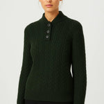YSELLA | CARDIGAN A TRECCE CON BOTTONI