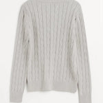 SUNNIVA | MAGLIONE A TRECCIA CON COLLO A V