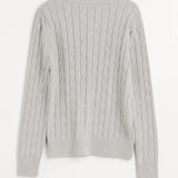SUNNIVA | MAGLIONE A TRECCIA CON COLLO A V