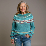 Gloria | Maglione vintage in maglia stile Fair Isle