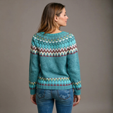 Gloria | Maglione vintage in maglia stile Fair Isle