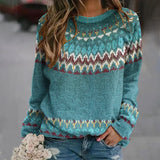 Gloria | Maglione vintage in maglia stile Fair Isle