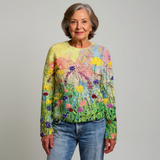 Grace | Maglione vintage in jersey lavorato a maglia, stile isola
