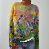 Grace | Maglione vintage in jersey lavorato a maglia, stile isola