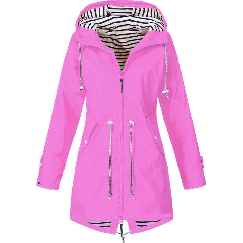 Fleur — Giacca da donna con cappuccio e coulisse