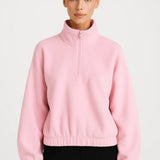 TALWYN | MAGLIONE MEZZO ZIP CON COLLO ALTO