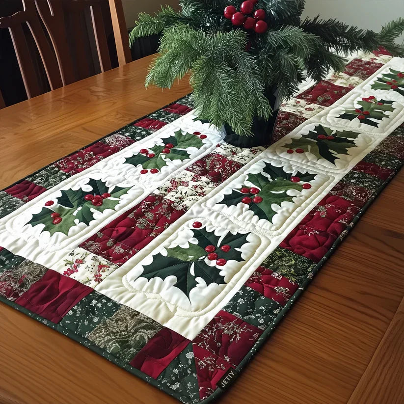 Tovaglia trapuntata - Campane festive
