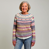 Keira | Maglione vintage lavorato a maglia con isole