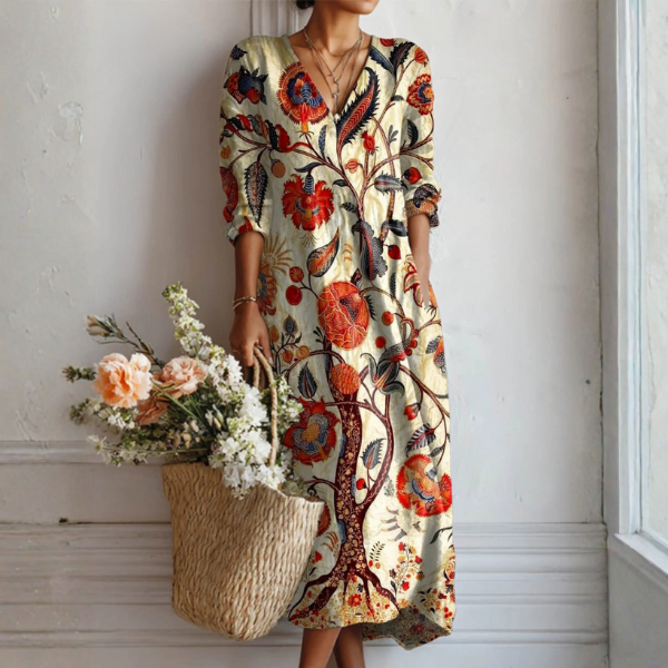 Kendra | Abito Boho Floreale
