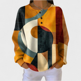Sanne - Maglione testurizzato con motivi geometrici