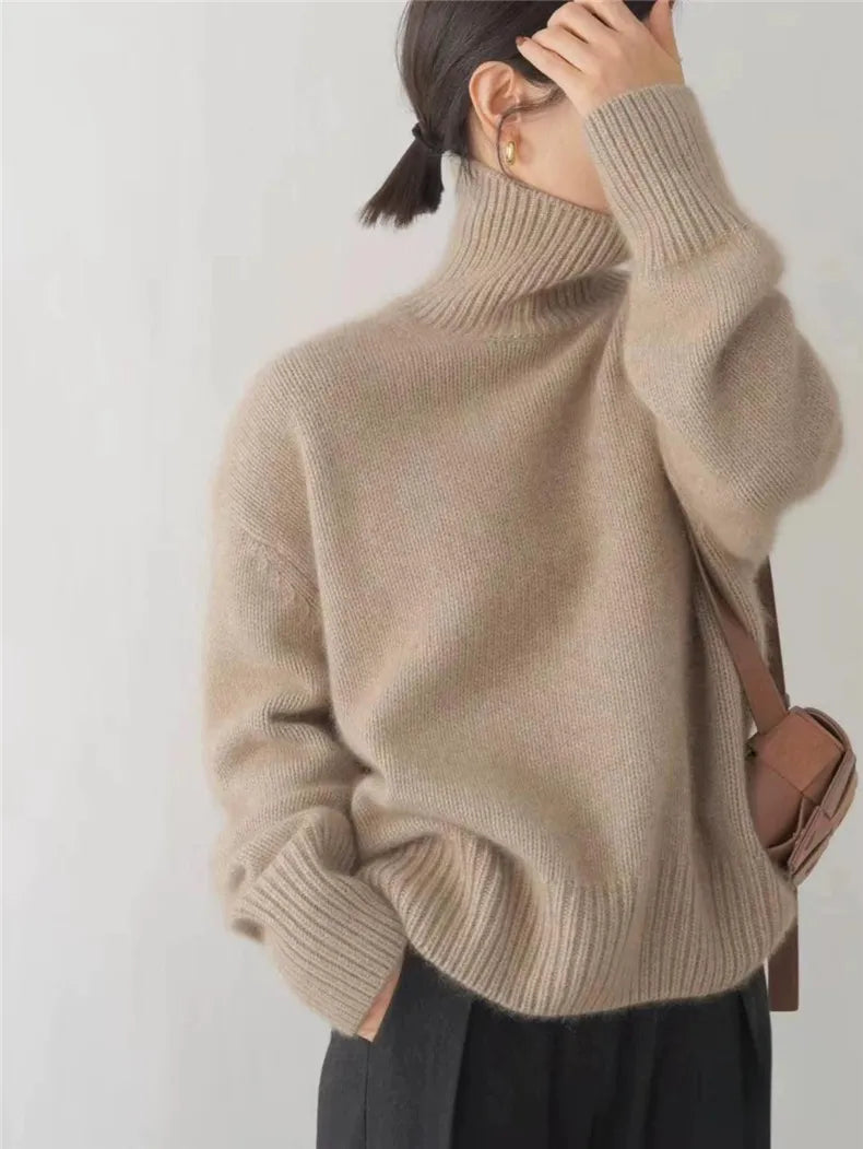 ISABOLL | MAGLIONE IN CASHMERE A COLLO ALTO