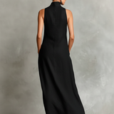 Chiara | Vestito lungo a collo alto