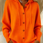 Bettina | Cardigan Morbido con Cappuccio e Bottoni