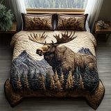 Coperta trapuntata 3 pezzi - Animali del bosco