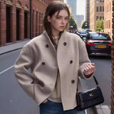 Giacca oversize da donna con zip a doppio cursore
