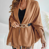 Poncho da donna con frange