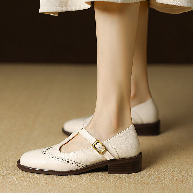 Ysolenne | Mary Jane Eleganti con Cinturino a T