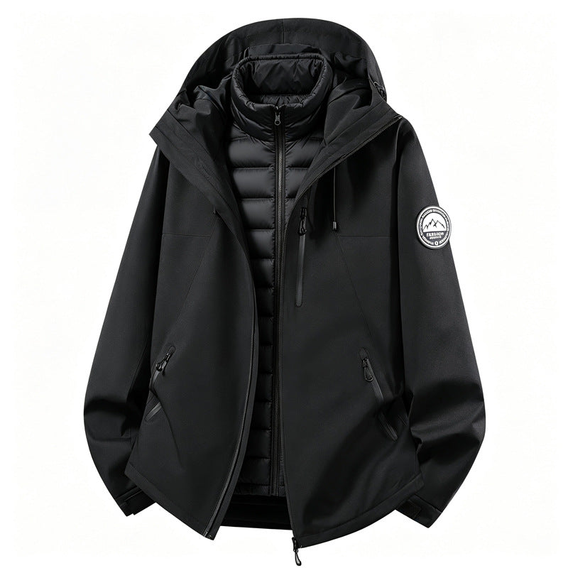 Giacca softshell da donna con interno removibile