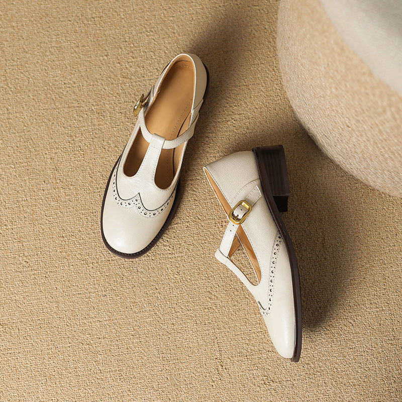 Ysolenne | Mary Jane eleganti con cinturino a T