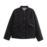 Giacca cardigan trapuntata con scollo rotondo e bottoni