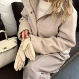Giacca da mezza stagione da donna con bottoni e tasche