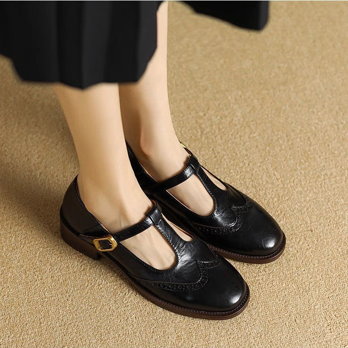 Ysolenne | Mary Jane eleganti con cinturino a T