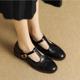 Ysolenne | Mary Jane Eleganti con Cinturino a T