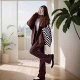 Felpa oversize da donna con cappuccio e zip