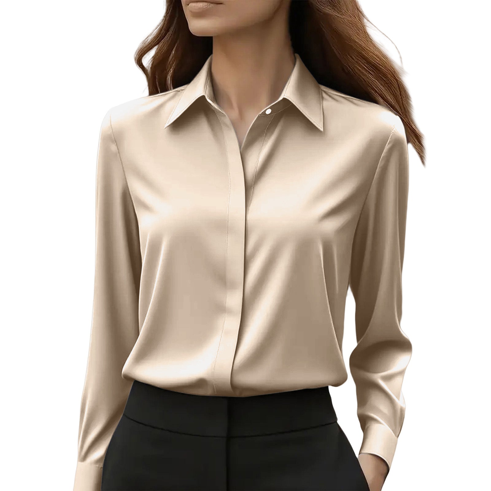 LUNA | BLUSA ELEGANTE IN SETA