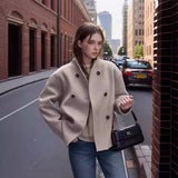 Giacca oversize da donna con zip a doppio cursore