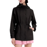 Giacca casual idrorepellente da donna con cappuccio regolabile