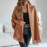 Poncho da donna con frange