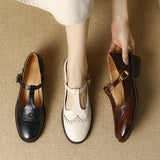 Ysolenne | Mary Jane Eleganti con Cinturino a T