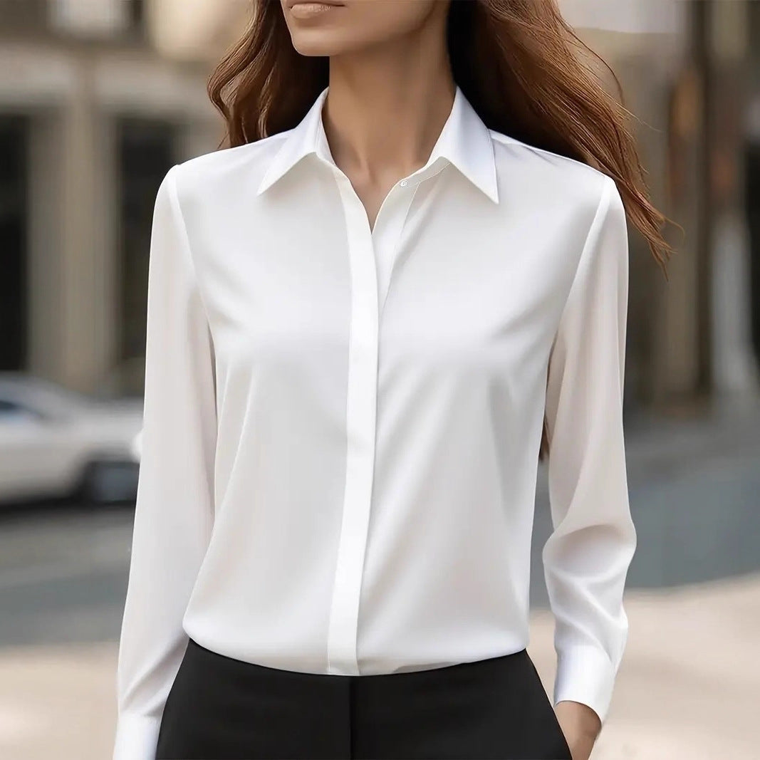 LUNA | BLUSA ELEGANTE IN SETA