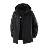 Giacca outdoor da donna con cappuccio, coulisse e tasche