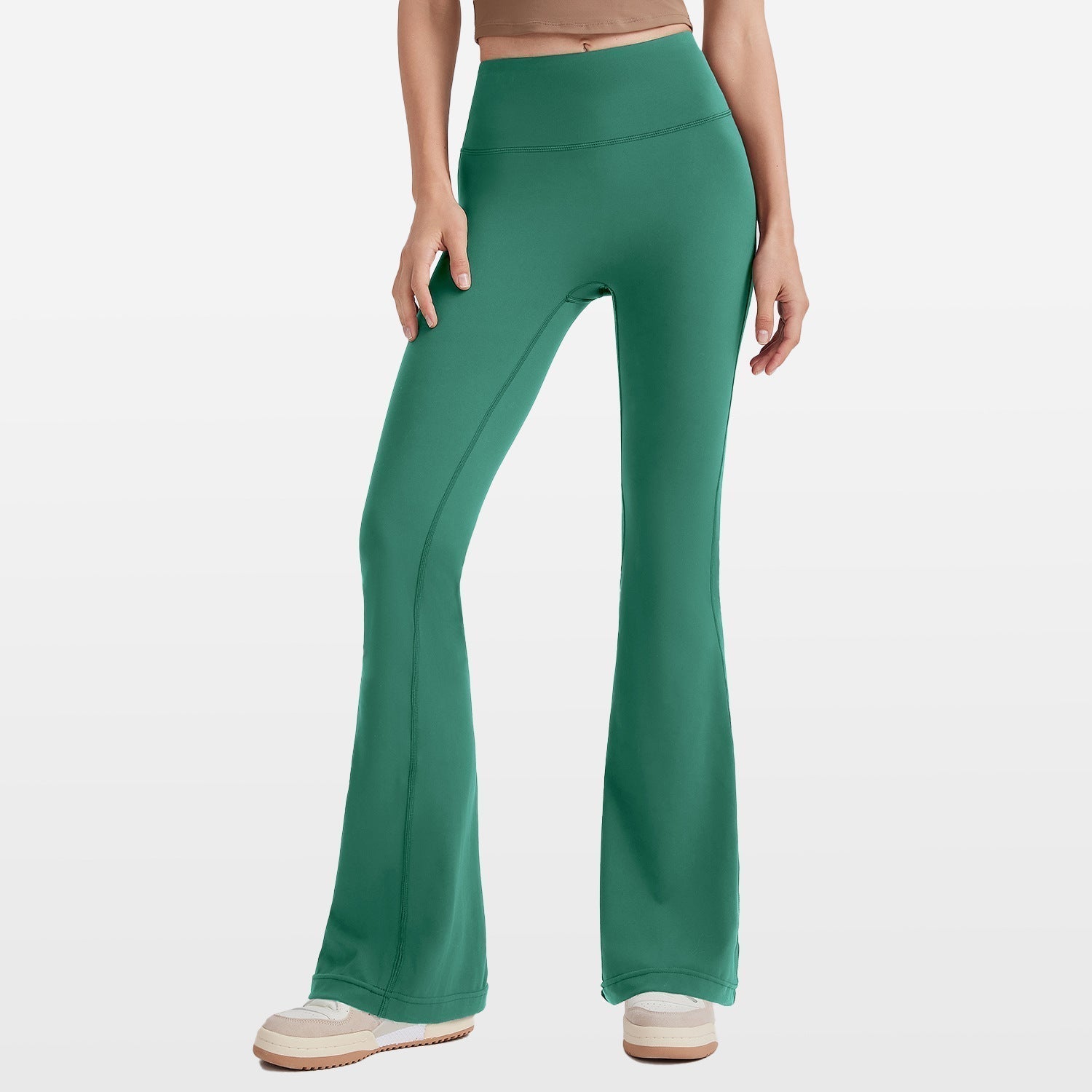 Pantaloni casual con gamba a Campana