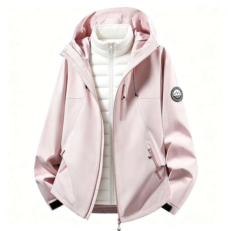 Giacca softshell da donna con interno removibile