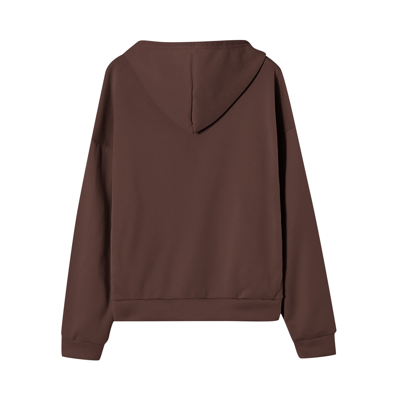 Felpa oversize da donna con cappuccio e zip