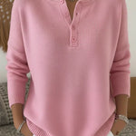 Ernesta | Maglione Henley in Maglia Morbida