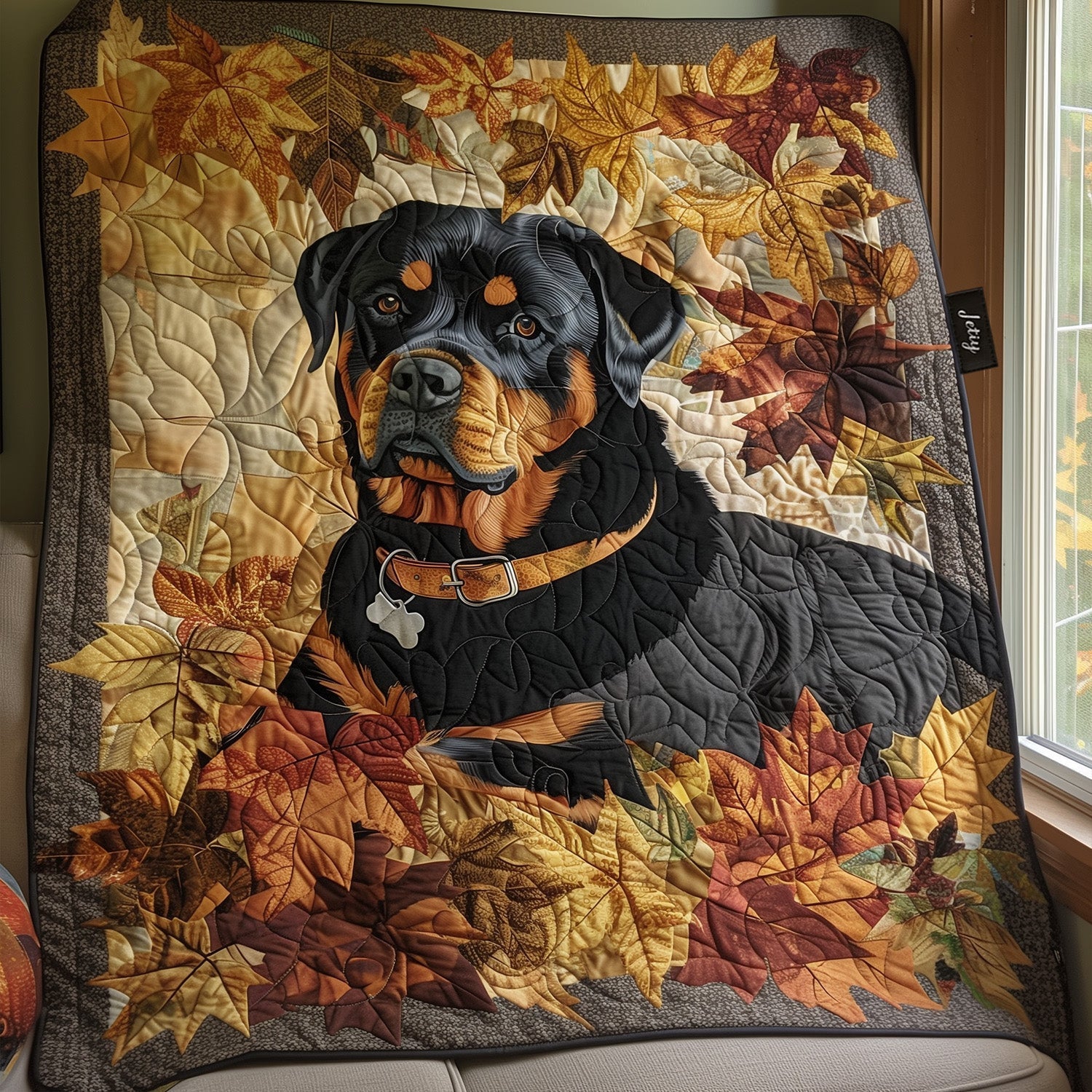 Coperta Trapuntata Rottweiler's Autumn Breeze NCU0PT345