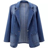 EVELINE™|GIACCA IN DENIM ELEGANTE