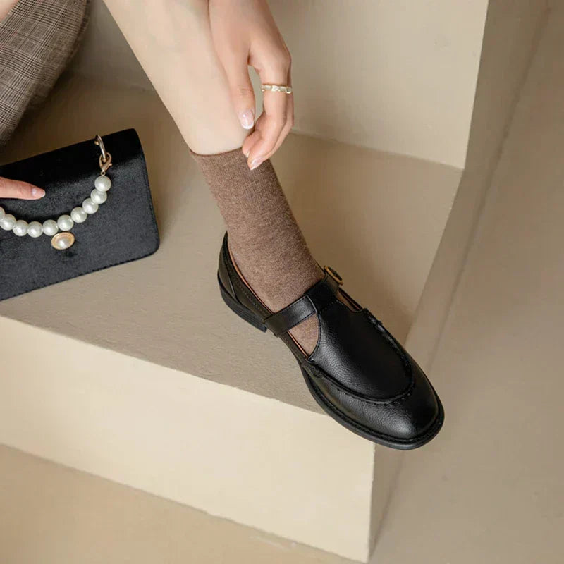 Nancy | Scarpe rétro in pelle