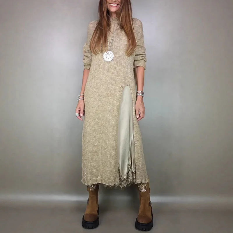Evalina | Set elegante in maglia e pizzo