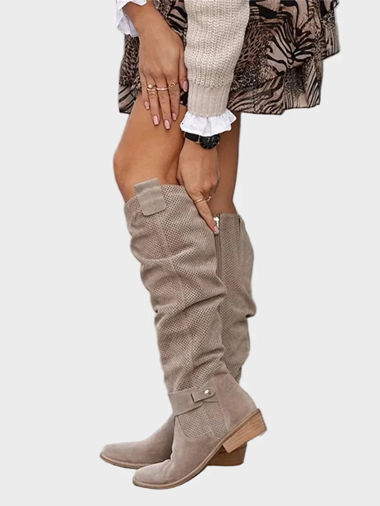 Janika™ | Stivali Vintage in Camoscio