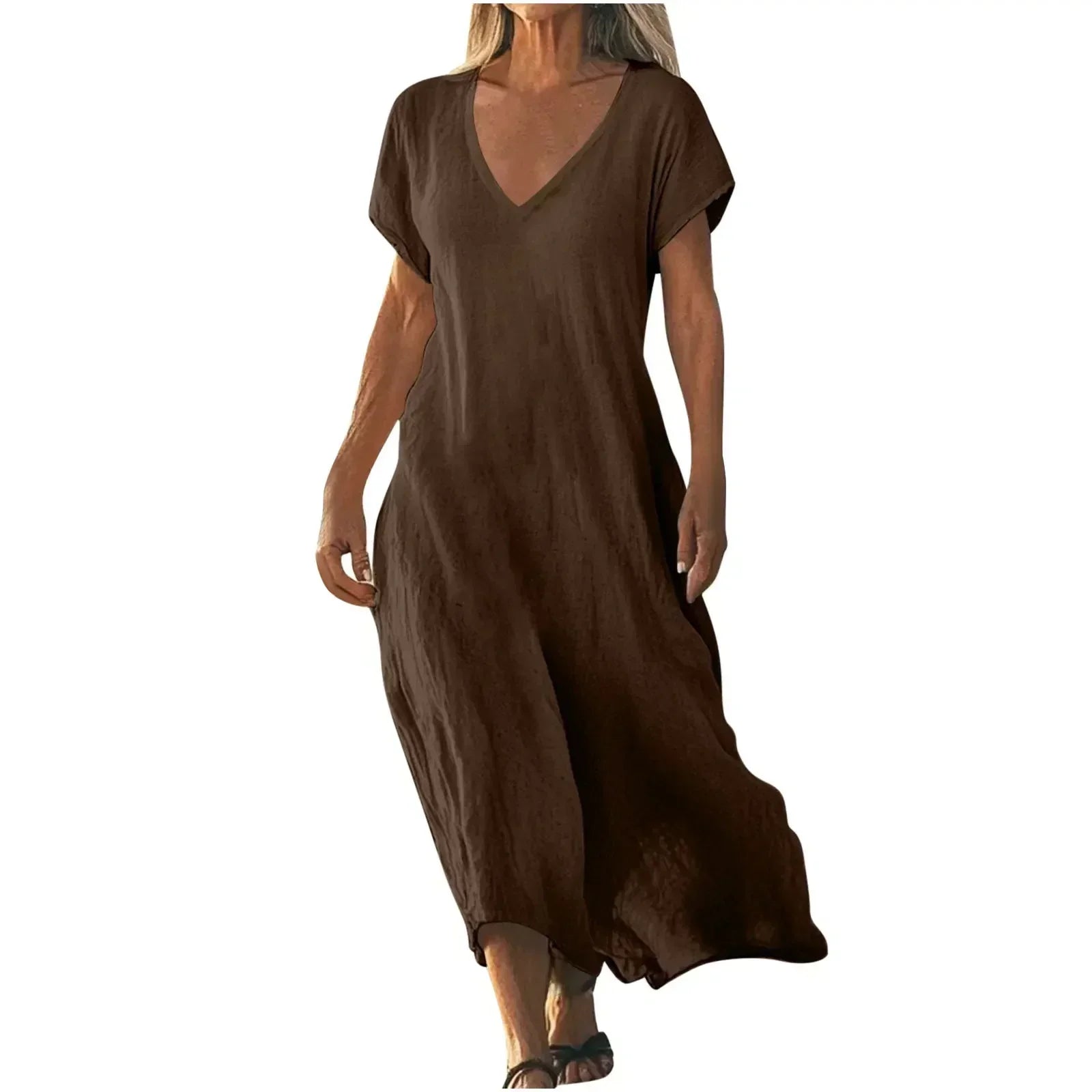 ROSALYNN | ABITO MAXI ESTIVO FLUIDO