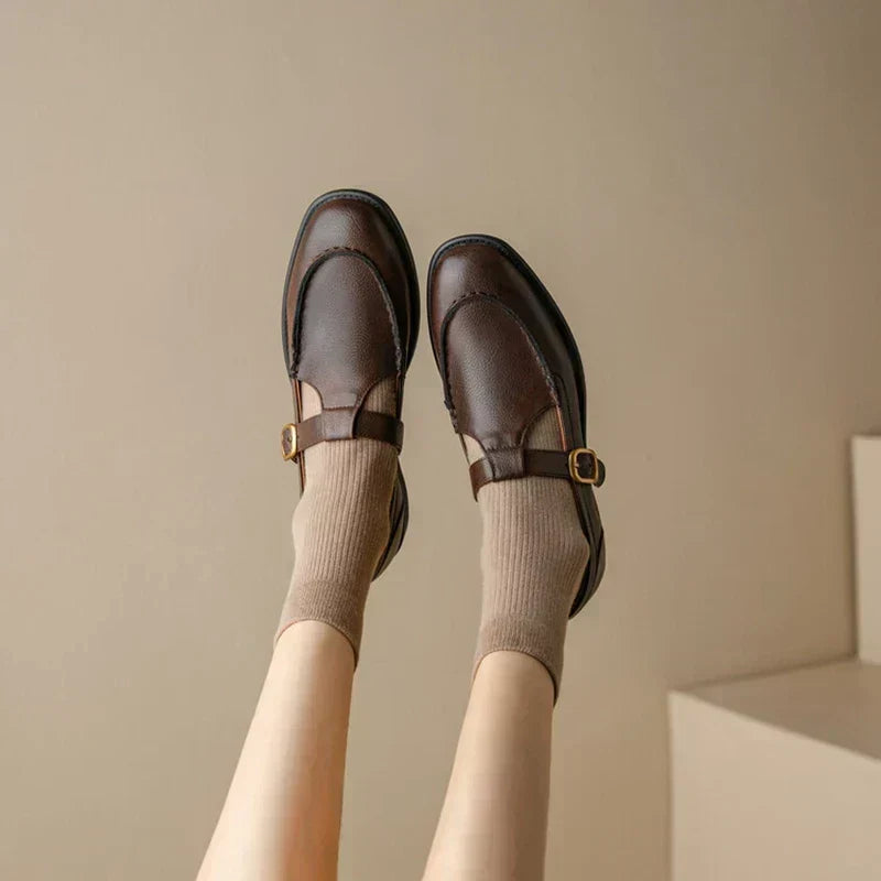 Nancy | Scarpe rétro in pelle