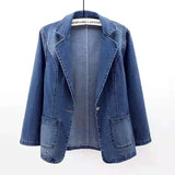 EVELINE™|GIACCA IN DENIM ELEGANTE