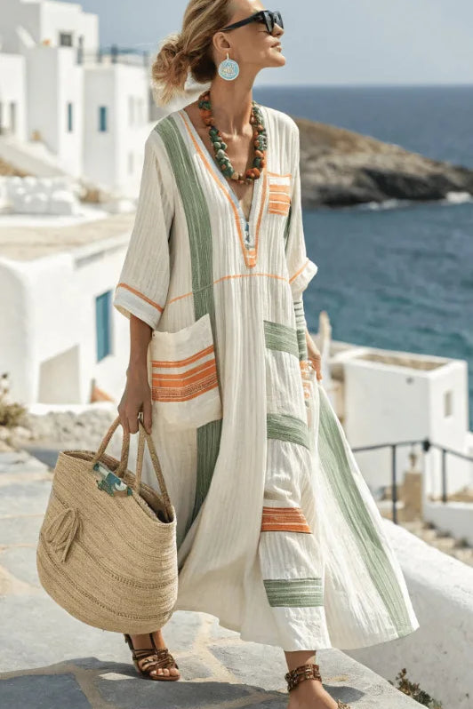 VERA | ABITO MAXI ESTIVO FLUIDO
